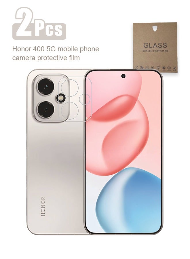 2 pieces of Honor 400 5G camera protective film, full coverage bubble-free lens film, anti-scratch film - Image 1
